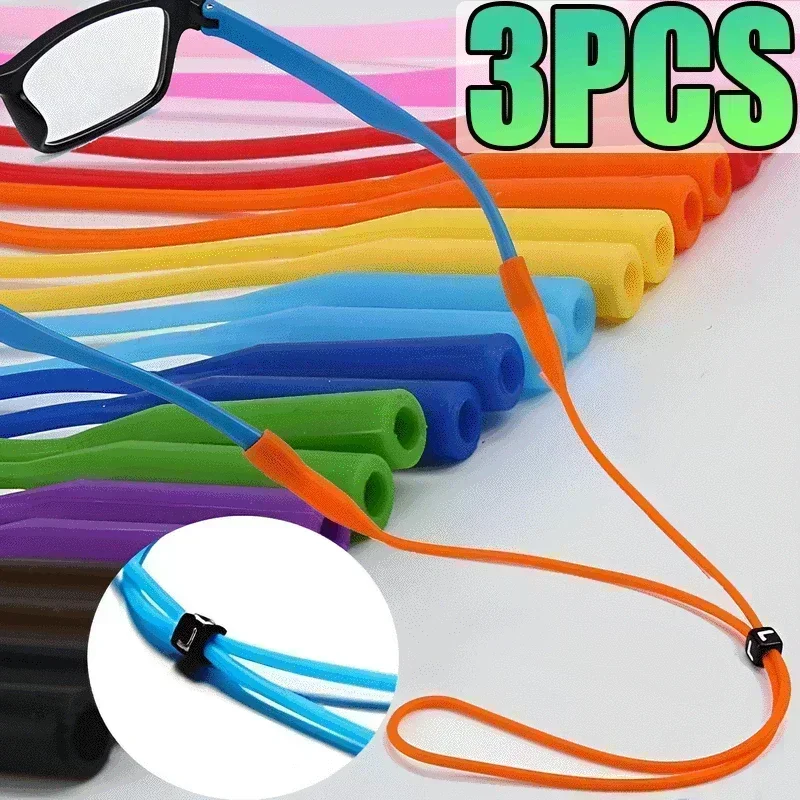 3/1pcs Candy Color Elastic Sil - Sunglass Retainer Cord 评论和价格