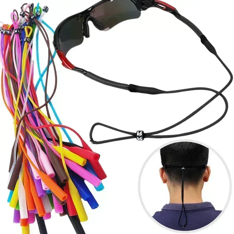 3/1pcs Candy Color Elastic Sil - Sunglass Retainer Cord 评论和价格