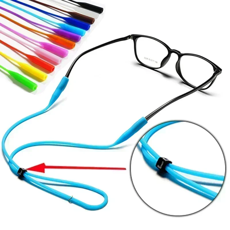 3/1pcs Candy Color Elastic Sil - Sunglass Retainer Cord 评论和价格